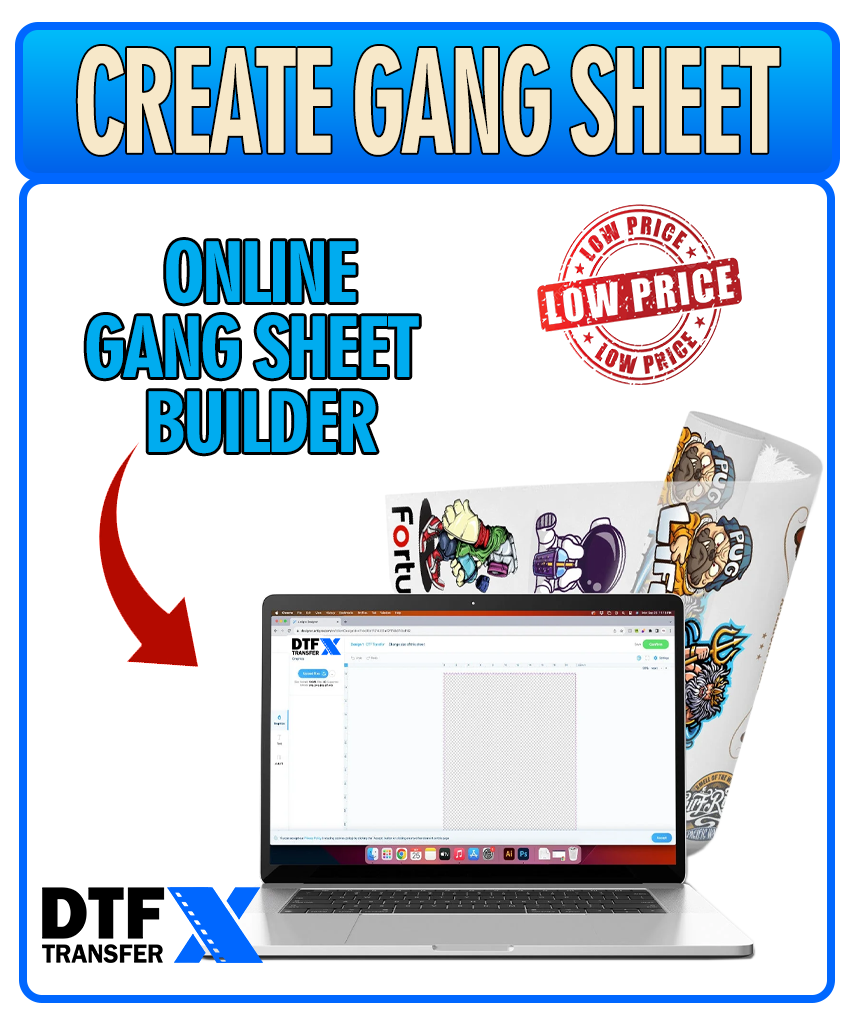 Create DTF Gang Sheet