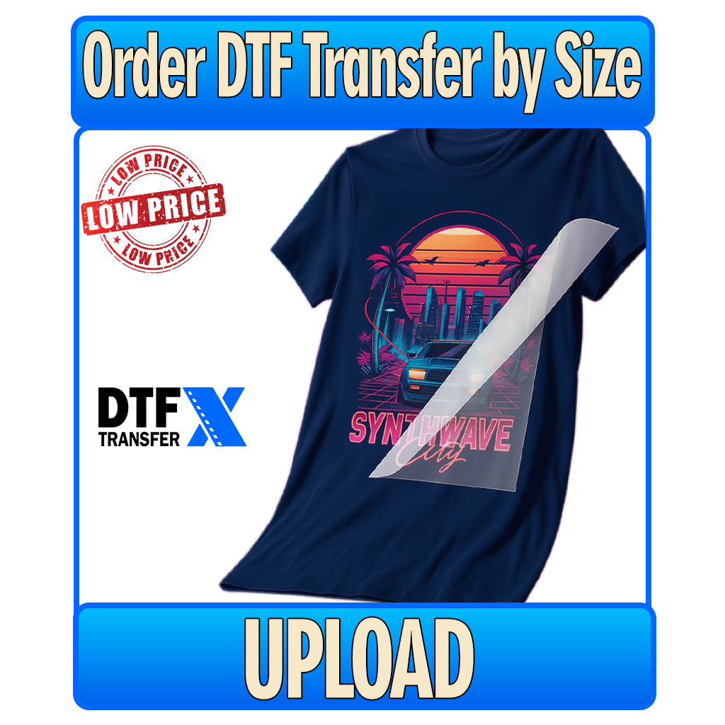 Custom DTF Transfers by Size